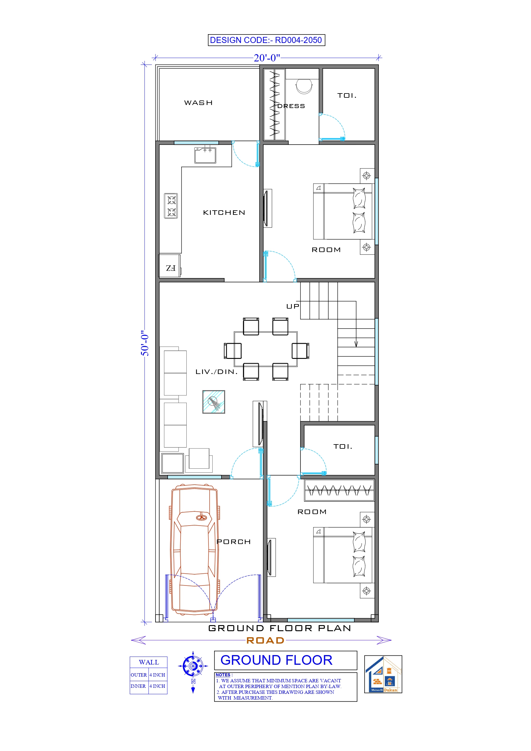 GROUND FLOOR II 20X50 II SMALL HOUSE-004