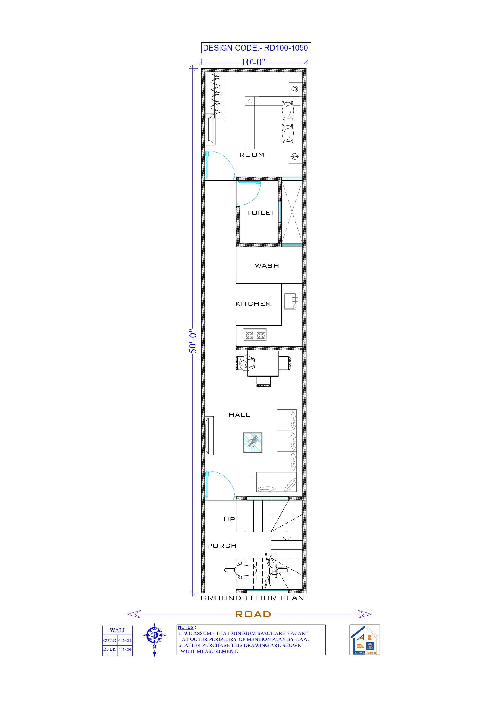 GROUND FLOOR II 10X50 II LUXURY HOUSE-100