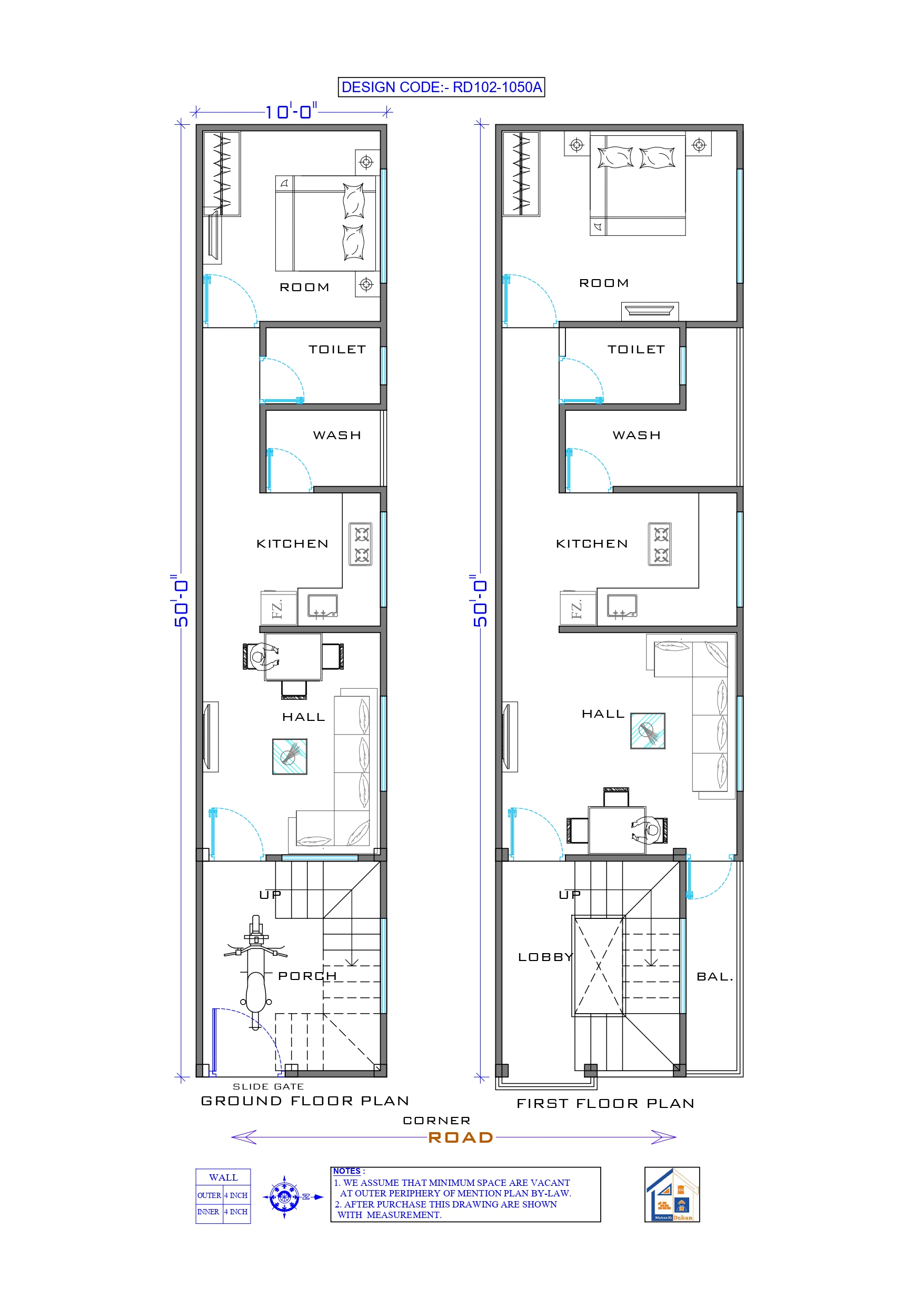 GROUND & FIRST FLOOR II 10X50 II LUXURY HOUSE-102