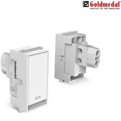 GOLDMEDAL AERO 20AMP SWITCHES 240V-(1 MODULE) 1 WAY SWITCH
