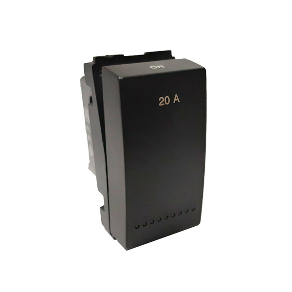 GOLDMEDAL AURA 20AMP SWITCHES 240V-(1 MODULE) 1 WAY SWITCH