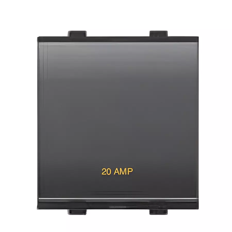 GOLDMEDAL AURA 20AMP SWITCH 240V-(2 MODULE) 1 WAY SWITCH