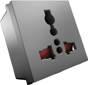 GOLDMEDAL AIR 10A UNIVERSAL MULTI SOCKET (WITH SAFETY SHUTTER)
