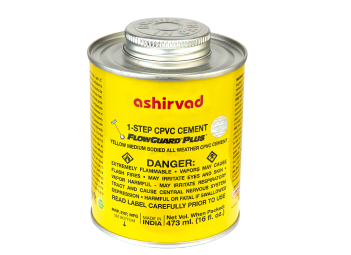 ASHIRVAD 1 STEP CPVC YELLOW MEDIUM SOLVENT CEMENT (TIN)