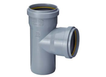 ASHIRVAD REDUCING TEE SILENT PLUS SWR SYSTEM- PUSHFIT PIPE FITTING
