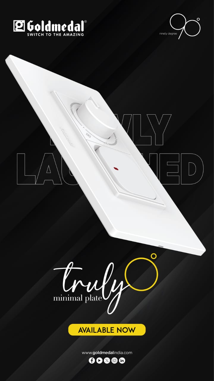 GOLDMEDAL 0 DEGREE 8M PLATE H&V (2*4) TYPE  (260*90 mm ) WITH MOUNTING FRAME 90 DEGREE SERIES